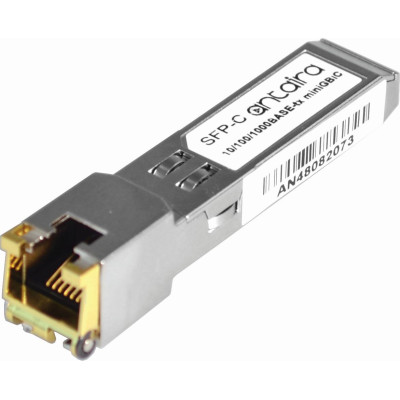 Antaira SFP-C (C1) 10/100/1000BASE-T (1000BASE-T) Copper Ethernet SFP, RJ45